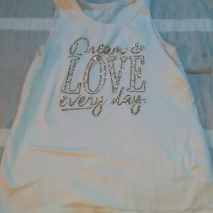 White and gold girls cut off